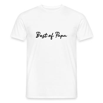 PAPA. VATERTAG. ALLES GUTE ZUM GEBURTSTAG, PAPA. ALLES GUTE ZUM GEBURTSTAG - Männer T-Shirt - Weiß - Vorne - AI Model Male 178 dark (178cm)