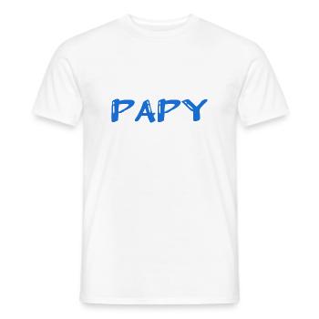 OPA. VATERTAG. ALLES GUTE ZUM GEBURTSTAG OPA. ICH LIEBE DICH. - Männer T-Shirt - Weiß - Vorne - AI Model Male 178 dark (178cm)