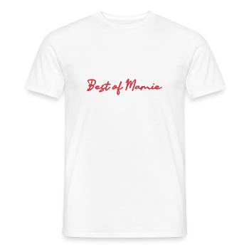 GRANNY. MOM. MOTHER's DAY. HAPPY BIRTHDAY GRANNY - Men's T-Shirt - white - Front - AI Model Male 178 dark (178cm)