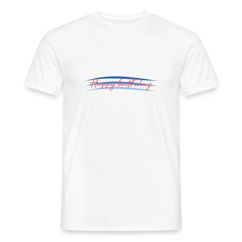 ALLES GUTE ZUM GEBURTSTAG. ALLES GUTE ZUM GEBURTSTAG. JAHRESTAG. - Männer T-Shirt - Weiß - Vorne - AI Model Male 178 dark (178cm)