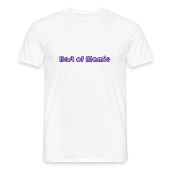 GRANNY. MOM. MOTHER's DAY. HAPPY MOTHER'S BIRTHDAY - Men's T-Shirt - white - Front - AI Model Male 178 dark (178cm)