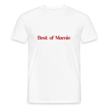 GRANNY. MOTHER's DAY. HAPPY BIRTHDAY GRANNY. I LOVE YOU - Men's T-Shirt - white - Front - AI Model Male 178 dark (178cm)