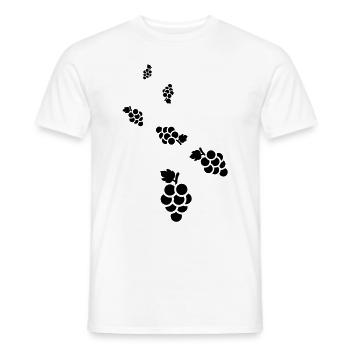 raisins - T-shirt homme - blanc - Devant - AI Model Male 178 dark (178cm)