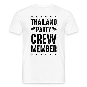 Thaïlande Party Crew - T-shirt homme - blanc - Devant - AI Model Male 178 dark (178cm)