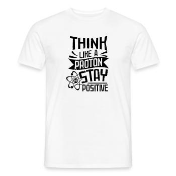 Science physicienne | Cadeau étudiant en physique - T-shirt homme - blanc - Devant - AI Model Male 178 dark (178cm)
