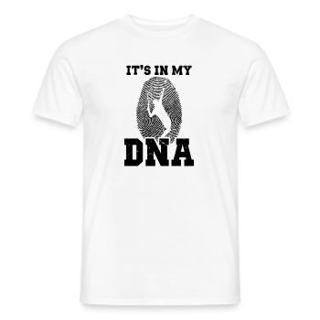 Tennis DNA | Players Team Coach Sports Gifts - Men's T-Shirt - white - Front - AI Model Male 178 dark (178cm)