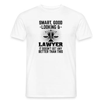 Avocats Avocats | Idée cadeau Lawyer Law Sudium - T-shirt homme - blanc - Devant - AI Model Male 178 dark (178cm)
