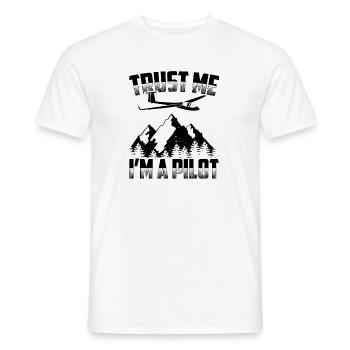 Glider pilot | Glider thermals gifts - Men's T-Shirt - white - Front - AI Model Male 178 dark (178cm)