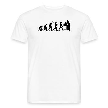 Veterinary Evolution Geschenk für Tierärzte - Männer T-Shirt - Weiß - Vorne - AI Model Male 178 dark (178cm)