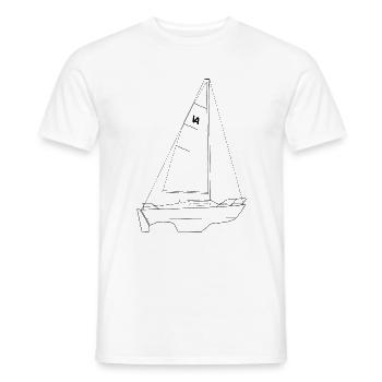 Varianta 65 crack - Men's T-Shirt - white - Front - AI Model Male 178 dark (178cm)