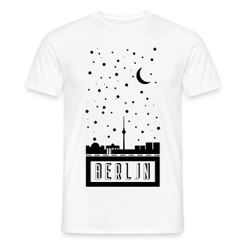 Berlin - T-shirt homme - blanc - Devant - AI Model Male 178 dark (178cm)