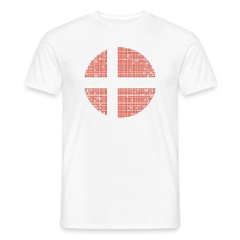Denmark Flag Scandinavia Danish Flag Travel - Men's T-Shirt - white - Front - AI Model Male 178 dark (178cm)