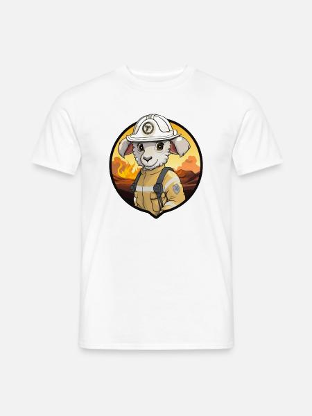 Sheep Fire Brigade - Men's T-Shirt - white