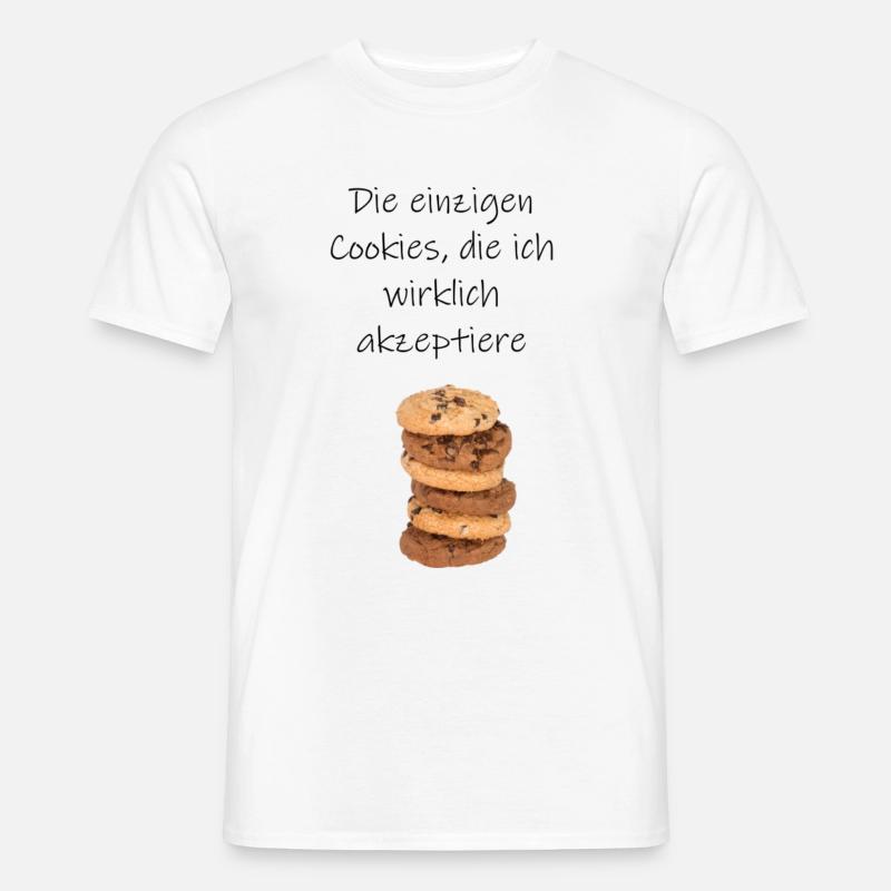 Cookie - Männer T-Shirt - Weiß