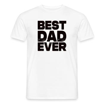 Meilleur papa de tous les temps - T-shirt homme - blanc - Devant - AI Model Male 178 dark (178cm)