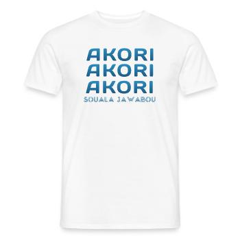 Akori - T-shirt homme - blanc - Devant - AI Model Male 178 dark (178cm)