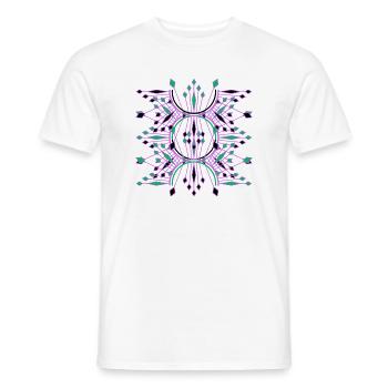 Designer clothes and tote bags, chic and unique style. - Men's T-Shirt - white - Front - AI Model Male 178 dark (178cm)