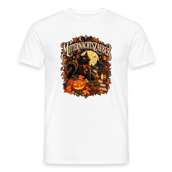 Mitternachtszauber - Männer T-Shirt - Weiß - Vorne - AI Model Male 178 dark (178cm)