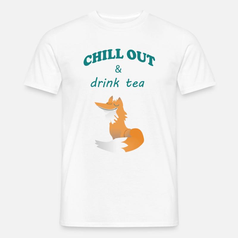 Chill Out - Männer T-Shirt - Weiß