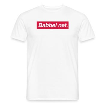 Babbel net hessen frankfurt ebbelwoi 069 geschenk - Männer T-Shirt - Weiß - Vorne - AI Model Male 178 dark (178cm)