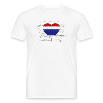Thailand Fahne Thailändische Flagge Used Look - Männer T-Shirt - Weiß - Vorne - AI Model Male 178 dark (178cm)