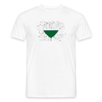 Sachsen Flagge Sächsische Fahne Ossi Urlaub SN - Männer T-Shirt - Weiß - Vorne - AI Model Male 178 dark (178cm)