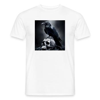 Raven 1 - Männer T-Shirt - Weiß - Vorne - AI Model Male 178 dark (178cm)