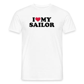 Matrose - Männer T-Shirt - Weiß - Vorne - AI Model Male 178 dark (178cm)