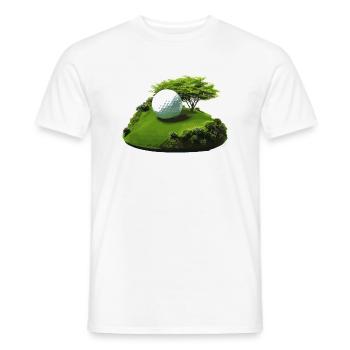 l’île Gulf - T-shirt homme - blanc - Devant - AI Model Male 178 dark (178cm)