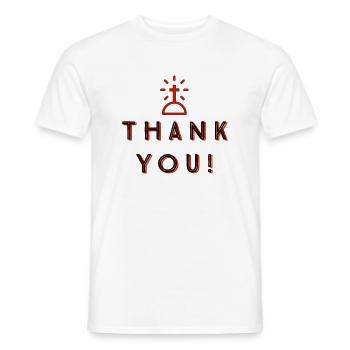 Jesus Christus Gott - Männer T-Shirt - Weiß - Vorne - AI Model Male 178 dark (178cm)