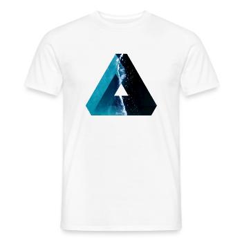 Sommer Ferien Geschenk Freundin Dreieck - Männer T-Shirt - Weiß - Vorne - AI Model Male 178 dark (178cm)