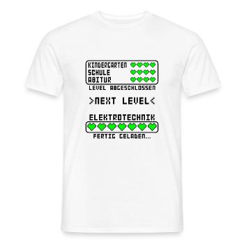 Bachelor in Elektrotechnik of Science bestanden - Männer T-Shirt - Weiß - Vorne - AI Model Male 178 dark (178cm)