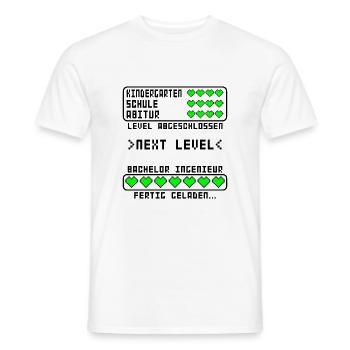 Bachelor Ingenieur of Engineering B. Eng bestanden - Männer T-Shirt - Weiß - Vorne - AI Model Male 178 dark (178cm)