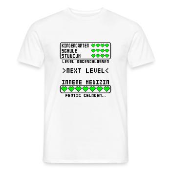 Innere Medizin Facharztprüfung Facharzt bestanden - Männer T-Shirt - Weiß - Vorne - AI Model Male 178 dark (178cm)