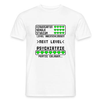 Psychiatrie Facharztprüfung Facharzt bestanden - Männer T-Shirt - Weiß - Vorne - AI Model Male 178 dark (178cm)