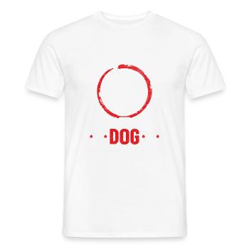 Dresseur de chiens Dresseur d’animaux École canine Dressage de chiens - T-shirt homme - blanc - Devant - AI Model Male 178 dark (178cm)