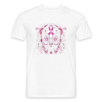 Dia De Los Muertos Mexico Sugar Skull Mexican - Men's T-Shirt - white - Front - AI Model Male 178 dark (178cm)