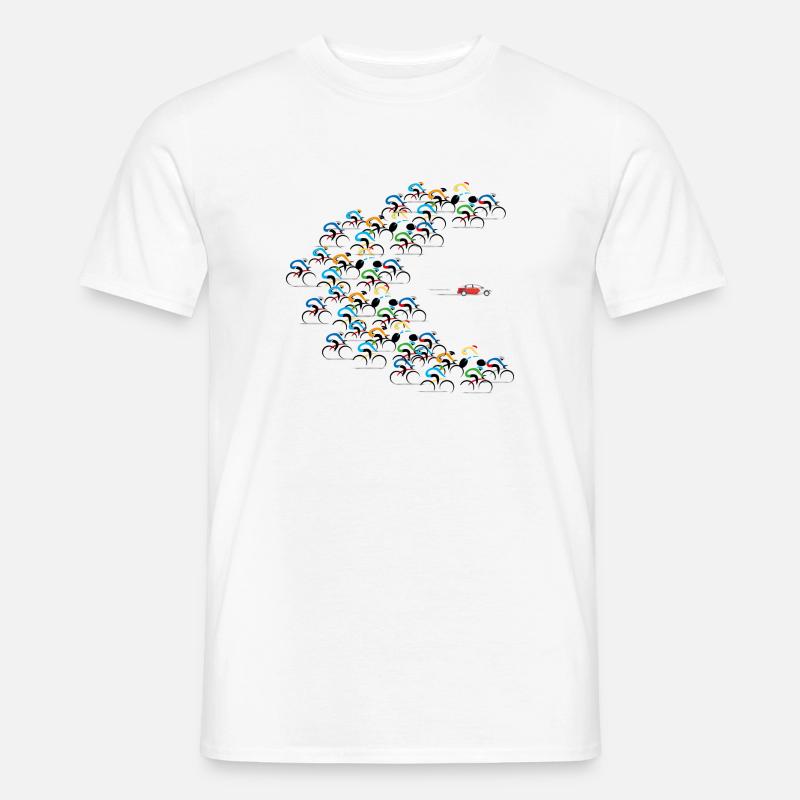 Critical Mass durch Radfahrer - Männer T-Shirt - Weiß
