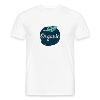 Vegan vegetarian animal welfare gift idea - Men's T-Shirt - white - Front - AI Model Male 178 dark (178cm)