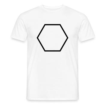 Forme / Symbole / Rond / Custom / Personnaliser - T-shirt homme - blanc - Devant - AI Model Male 178 dark (178cm)