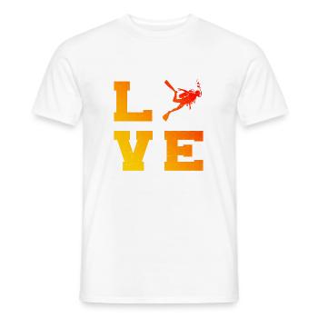 Plongée sous-marine Tauchen Plongée sous-marine Tauchen - T-shirt homme - blanc - Devant - AI Model Male 178 dark (178cm)