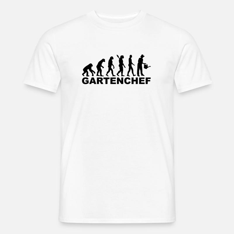 Gärtner - Männer T-Shirt - Weiß
