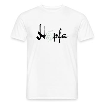 Hopfa - Männer T-Shirt - Weiß - Vorne - AI Model Male 178 dark (178cm)
