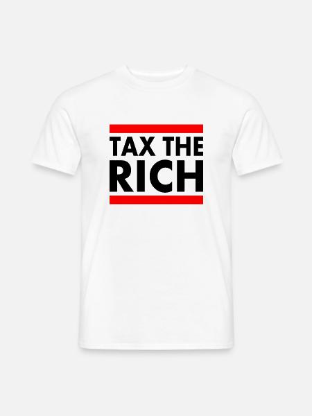 Tax the rich - Männer T-Shirt - Weiß