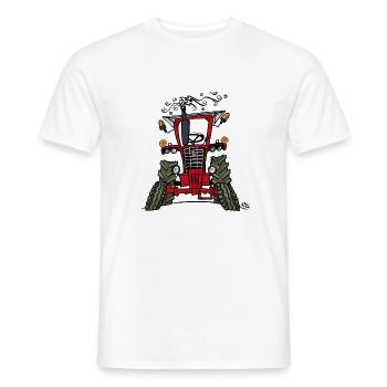 0296 IH 756 - Men's T-Shirt - white - Front - AI Model Male 178 dark (178cm)