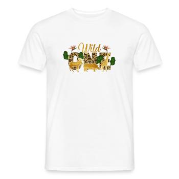 Wild One - Men's T-Shirt - white - Front - AI Model Male 178 dark (178cm)