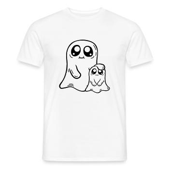Bande dessinée de famille Enfant - T-shirt homme - blanc - Devant - AI Model Male 178 dark (178cm)
