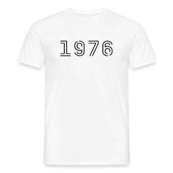 1976 Retro 1976 Gift 1976 Vintage 1976 - Men's T-Shirt - white - Front - AI Model Male 178 dark (178cm)
