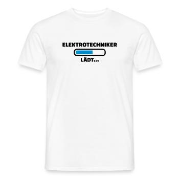 Elektrotechniker - Männer T-Shirt - Weiß - Vorne - AI Model Male 178 dark (178cm)