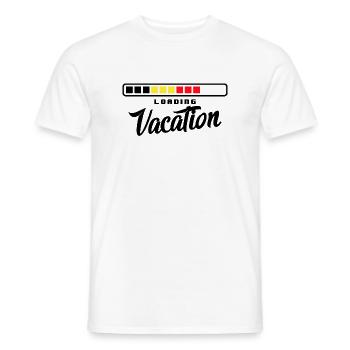 Belgien Flagge Vintage Belgische Fahne Used Look - Männer T-Shirt - Weiß - Vorne - AI Model Male 178 dark (178cm)